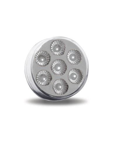 2" Round Clear Red LED (7 Diodes) 2" Round Clear Red LED (7 Diodes)
