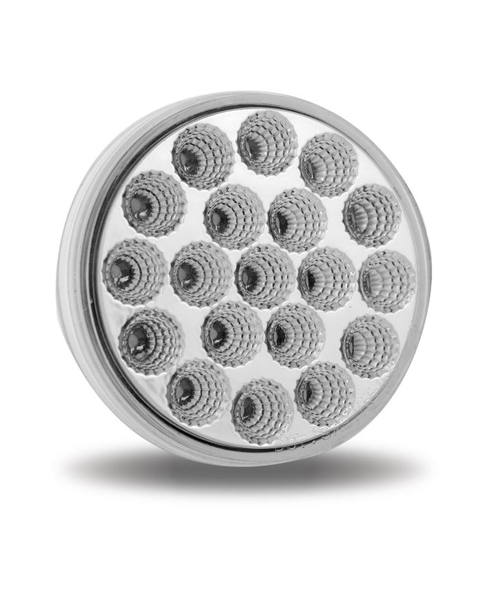 4" Clear Red Stop, Turn & Tail LED (19 Diodes) 4" Clear Red Stop, Turn & Tail LED (19 Diodes)