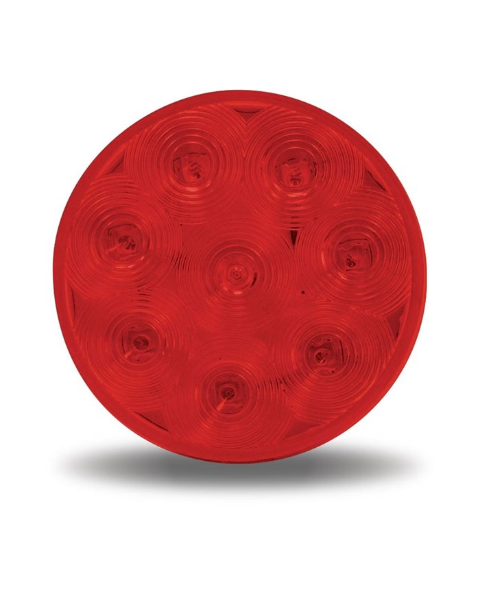 4" Economy Red Stop, Turn & Tail LED (8 Diodes)