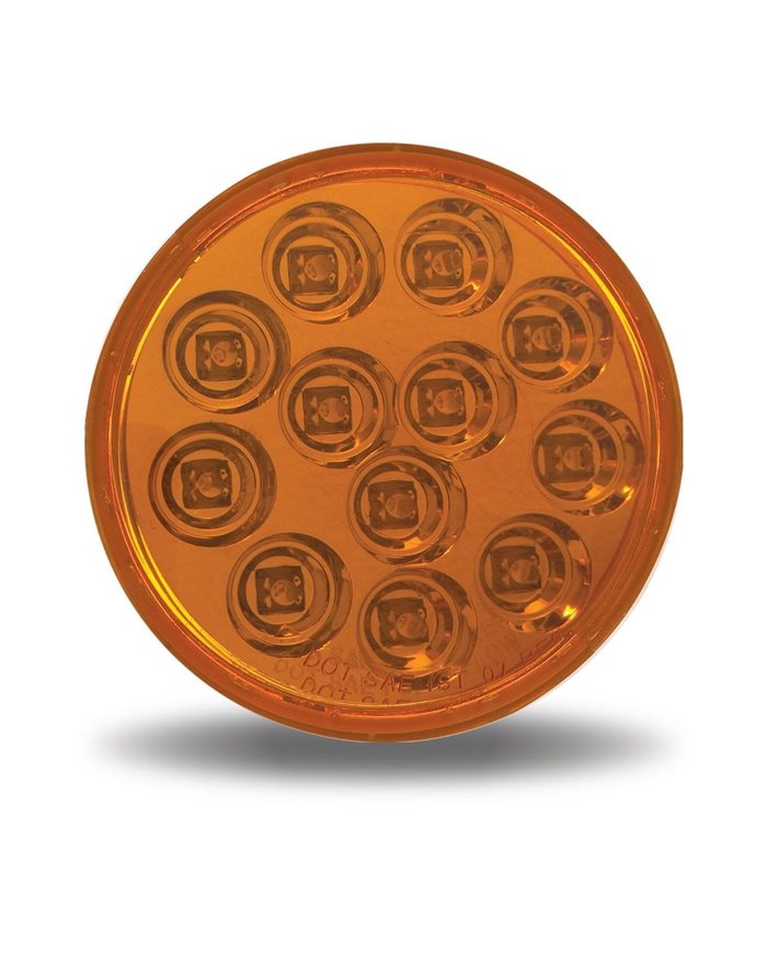 4" Mirror Amber Stop, Turn & Tail LED (12 Diodes)"