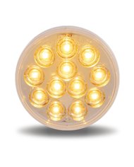 4" Mirror Clear Amber Stop, Turn & Tail LED (12 Diodes)" 4" Mirror Clear Amber Stop, Turn & Tail LED (12 Diodes)"