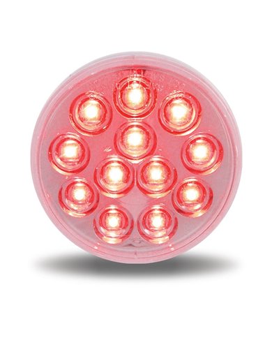 4" Mirror Clear Red Stop, Turn & Tail LED (12 Diodes) 4" Mirror Clear Red Stop, Turn & Tail LED (12 Diodes)