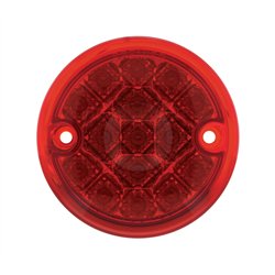 UP39387B-15 LED 3" Reflector Series 3 Light Only for Double Face Housing - Red LED/Red Lens (Bulk)