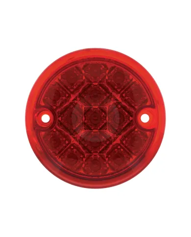 UP39387B-15 LED 3" Reflector Series 3 Light Only for Double Face Housing - Red LED/Red Lens (Bulk)