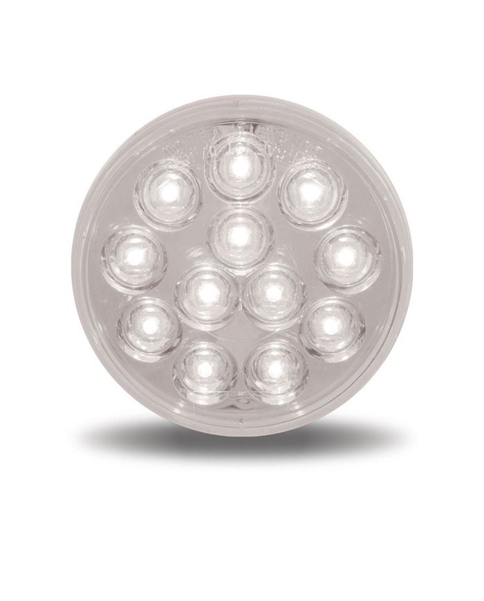 4" Mirror White Back-Up LED (12 Diodes)