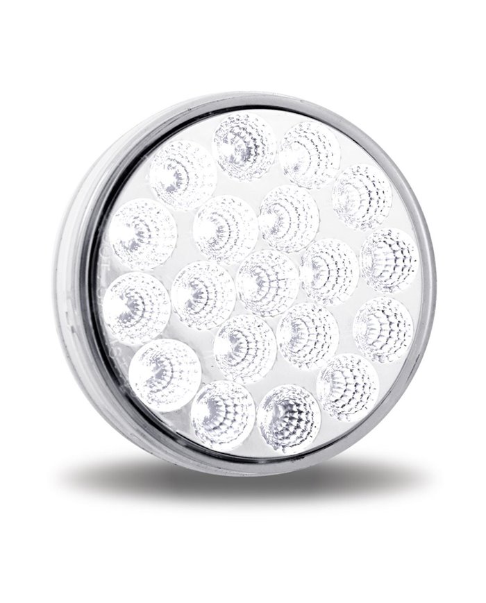 4" Dual Red/White Stop, Turn & Tail LED (19 Diodes) 4" Dual Red/White Stop, Turn & Tail LED (19 Diodes)
