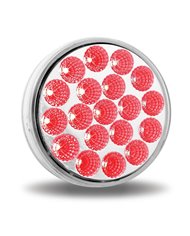 4" Dual Red/White Stop, Turn & Tail LED (19 Diodes) 4" Dual Red/White Stop, Turn & Tail LED (19 Diodes)