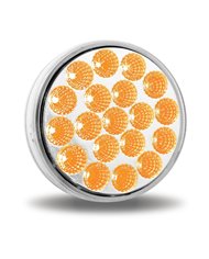 4" Dual Amber/Red Stop, Turn & Tail LED (19 Diodes)