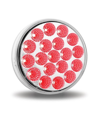 4" Dual Amber/Red Stop, Turn & Tail LED (19 Diodes) 4" Dual Amber/Red Stop, Turn & Tail LED (19 Diodes)