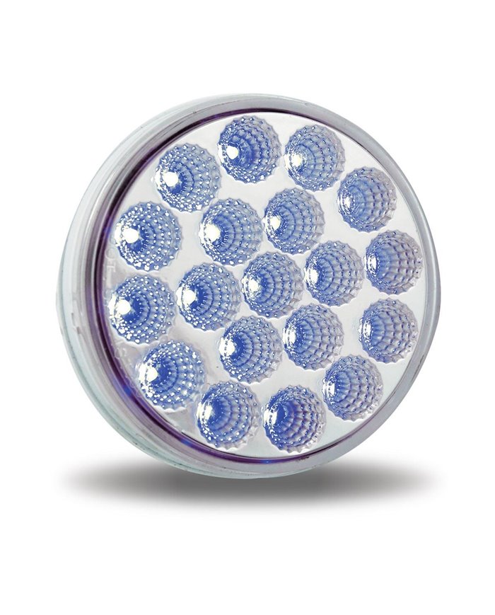 4" Dual Revolution Amber/Blue LED