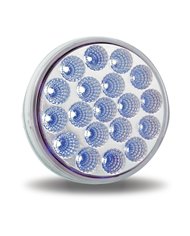 4" Dual Revolution Amber/Blue LED