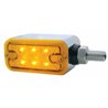 UP39410-12 LED Dual Function Double Face Light - Horizontal Mount - Amber & Red LED/Amber & Red Lens