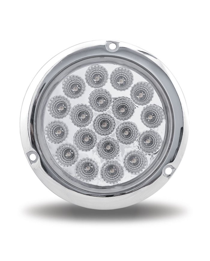 4" Dual Revolution Flangemount Red/Blue LED 4" Dual Revolution Flangemount Red/Blue LED