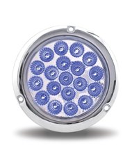 4" Dual Revolution Flangemount Red/Blue LED 4" Dual Revolution Flangemount Red/Blue LED