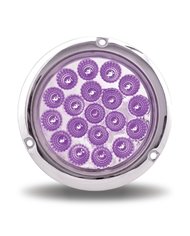 4" Dual Revolution Flangemount Red/Purple LED 4" Dual Revolution Flangemount Red/Purple LED