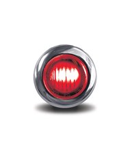 Mini Button Clear Red LED - 2 Wire Mini Button Clear Red LED - 2 Wire