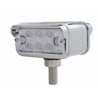 UP39415-12 LED Dual Function Double Face Light W/Visor - T-Mount - Amber & Red LED/Clear Lens