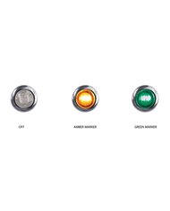 Mini Button Dual Revolution Amber/Green LED