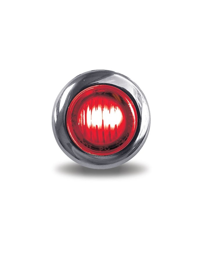 Mini Button Dual Revolution Amber/Red LED