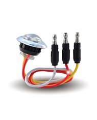 Mini Button Dual Revolution Red/Blue LED Mini Button Dual Revolution Red/Blue LED