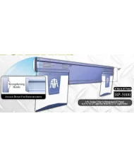 1PC TONKA T-BAR 45" (304 MIRROR FINISH )SLOTS FOR 6-1/2"& 12" LIGT BARS & 25-3/4" LIGTH HOLES