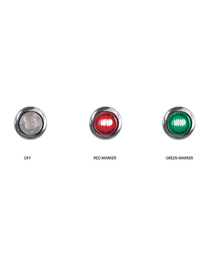 Mini Button Dual Revolution Red/Green LED Mini Button Dual Revolution Red/Green LED