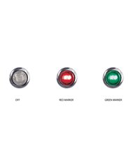 Mini Button Dual Revolution Red/Green LED Mini Button Dual Revolution Red/Green LED