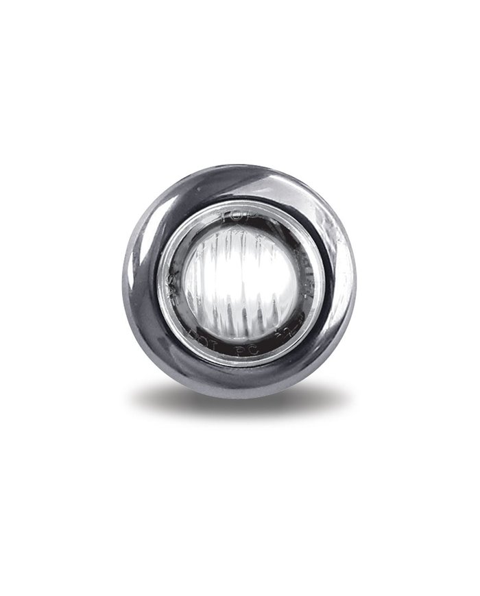 Mini Button Dual Revolution Red/White LED Mini Button Dual Revolution Red/White LED