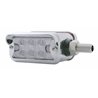UP39421-12 LED Dual Function Double Face Light W/Visor - Horizontal Mount - Amber & Red LED/Clear Lens