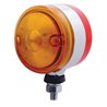UP39426-30 LED 3" Dual Function Double Face Light - Amber & Red LED/Amber & Red Lens