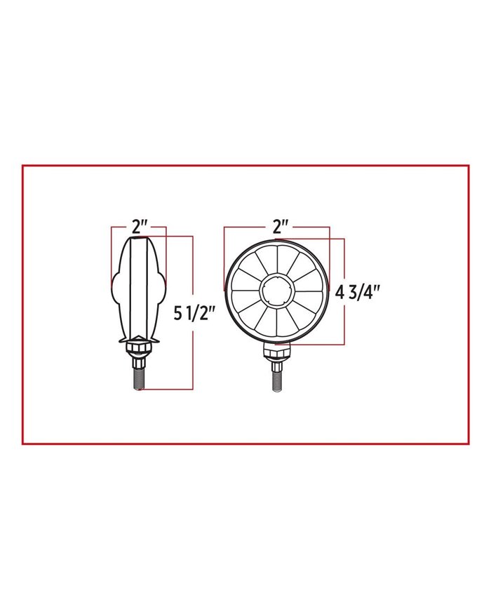 Super Diode Double Face Combination LED (34 Diodes)