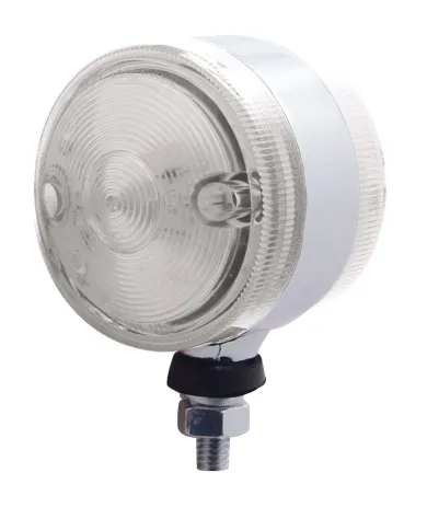 UP39427-30 LED 3" Dual Function Double Face Light - Amber & Red LED/Clear Lens