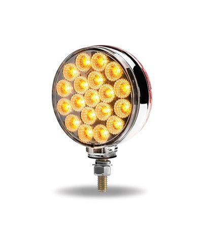 Double Face Combination Dual Revolution Amber/Red/Purple LED (38 Diodes) Double Face Combination Dual Revolution Amber/Red/Purple LED (38 Diodes)