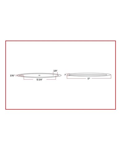 Slim Marker 17" Flatline Blue LED (24 Diodes) Slim Marker 17" Flatline Blue LED (24 Diodes)