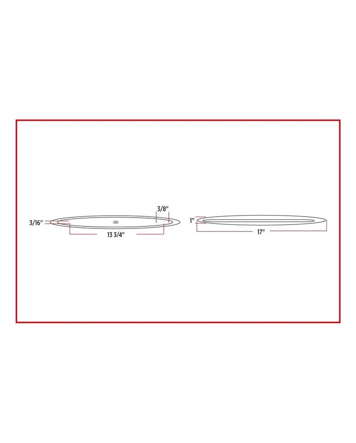 Slim Marker 17" Flatline Clear Red LED (24 Diodes) Slim Marker 17" Flatline Clear Red LED (24 Diodes)