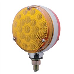 UP39438-42 LED Reflector Double Face Turn Signal Light - Amber & Red LED/Amber & Red Lens
