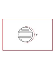 2" Flatline Amber LED (9 Diodes)