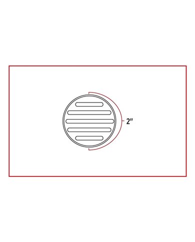 2" Flatline Red LED (9 Diodes) 2" Flatline Red LED (9 Diodes)