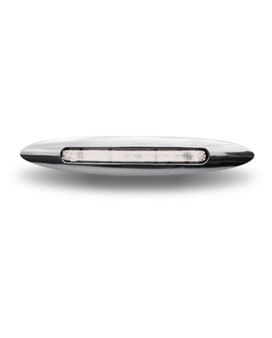 4.5" X 1" Flatline Color Slim-Line White Marker LED (7 Diodes) 4.5" X 1" Flatline Color Slim-Line White Marker LED (7 Diodes)