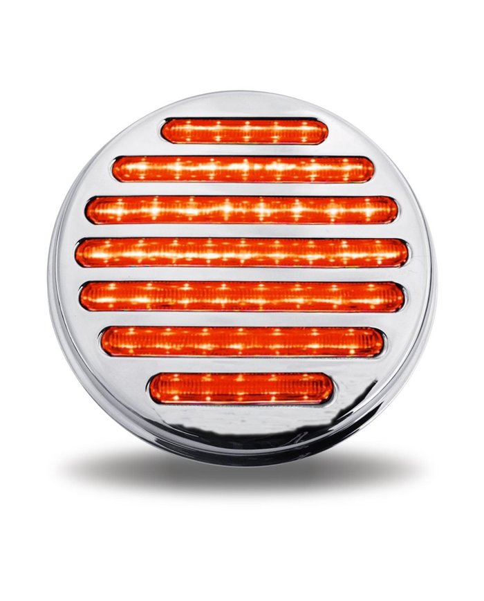 4" Flatline Clear Red LED (49 Diodes)