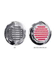 4" Flatline Flange Mount Clear Red LED (49 Diodes) 4" Flatline Flange Mount Clear Red LED (49 Diodes)