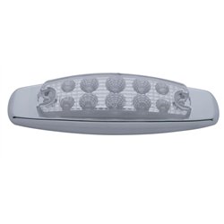 UP39453-10 LED Reflector Rectangular Clearance/Marker Light  - Amber LED/Clear Lens