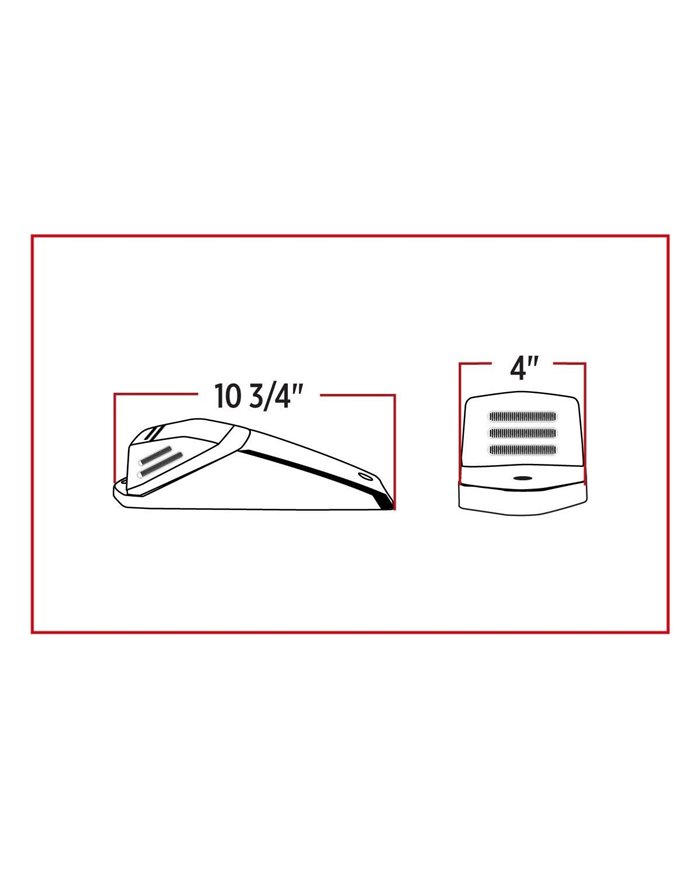 Flatline Kenworth Cab Clear LED with Housing (34 Diodes) Flatline Kenworth Cab Clear LED with Housing (34 Diodes)