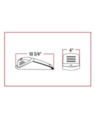 Flatline Kenworth Cab Clear LED with Housing (34 Diodes) Flatline Kenworth Cab Clear LED with Housing (34 Diodes)