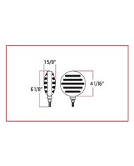 Flatline Double Face Combination Clear LED Flatline Double Face Combination Clear LED