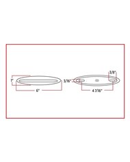 Slim Marker Flatline White LED (9 Diodes)