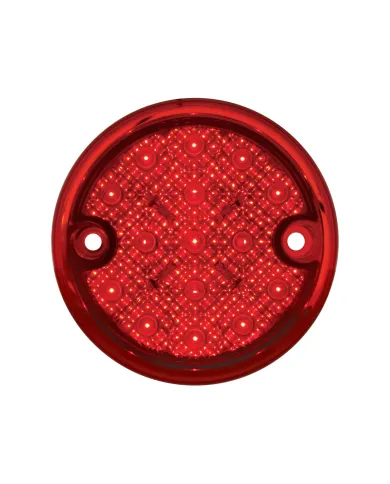 UP39468B-15 LED 3" Reflector Series 4 Light Only For Double Face Light Housing - Red LED/Red Lens (Bulk)