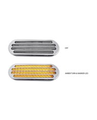 Oval Flatline Clear Amber LED (52 Diodes) Oval Flatline Clear Amber LED (52 Diodes)