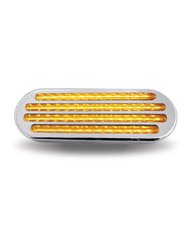Oval Flatline Clear Amber LED (52 Diodes) Oval Flatline Clear Amber LED (52 Diodes)
