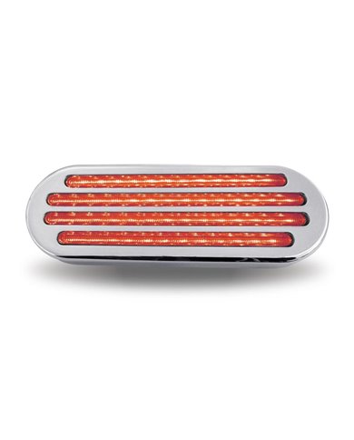 Oval Flatline Clear Red LED (52 Diodes) Oval Flatline Clear Red LED (52 Diodes)